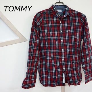 トミー(TOMMY)のTOMMY 長袖 シャツ チェック レッド系 4805590(シャツ)