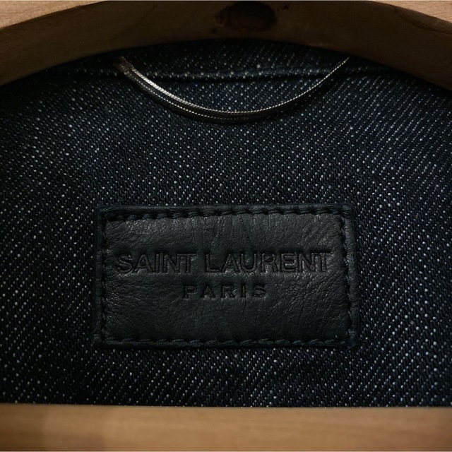 Saint Laurent(サンローラン)のSaint Laurent デニムジャケット 黒 メンズのジャケット/アウター(Gジャン/デニムジャケット)の商品写真