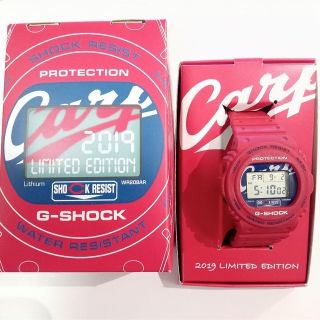 ヒロシマトウヨウカープ(広島東洋カープ)のカープ　gショック G-SHOCK 2019年モデル　DW5700-C(応援グッズ)