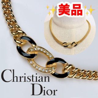 ディオール(Christian Dior) ネックレス(ブラック/黒色系)の通販 100