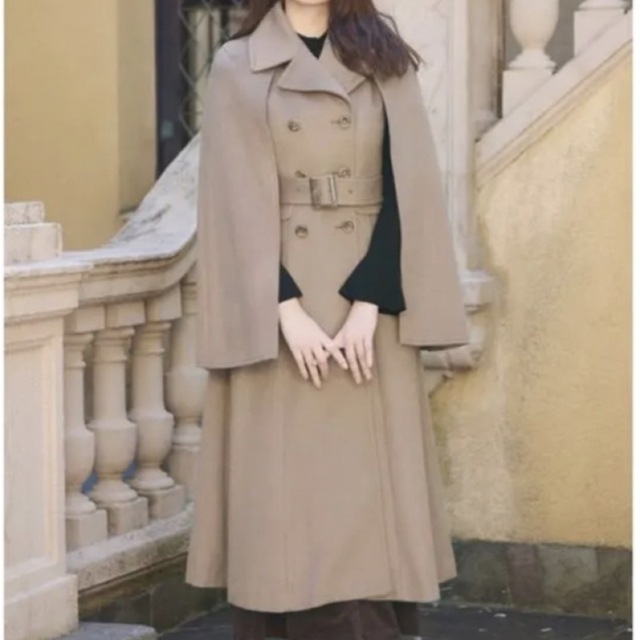 Her lip to(ハーリップトゥ)のMademoiselle 2Way Long Coat レディースのジャケット/アウター(ロングコート)の商品写真