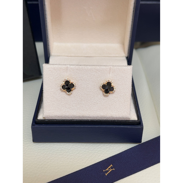 揺れるピアス♡K18PG 天然ダイヤモンド フックピアス 0.26ct ピアス(両