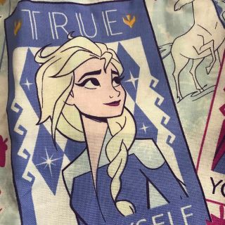 『アナと雪の女王  ディズニー』　お弁当箱用　巾着袋(ランチボックス巾着)