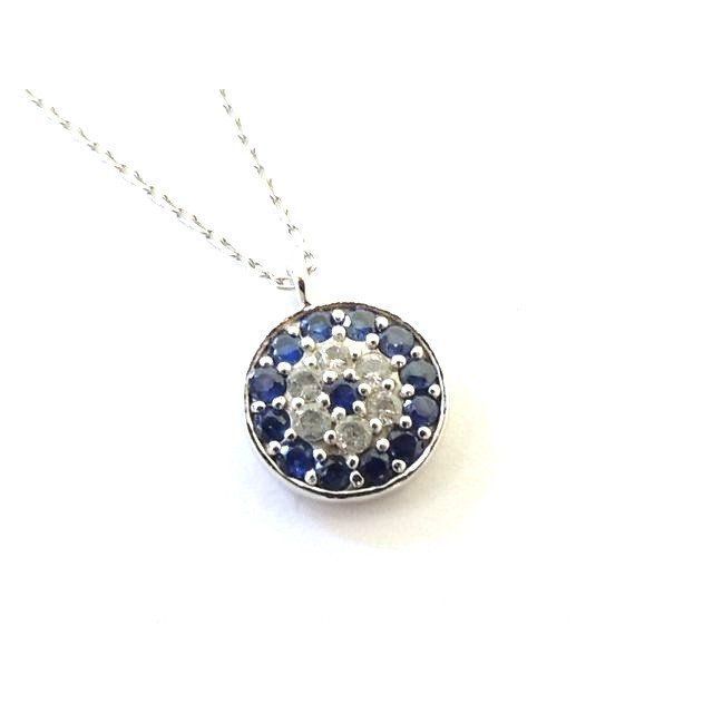 STAR JEWELRY □ K18WG サファイア ネックレス 【残りわずか】 www ...