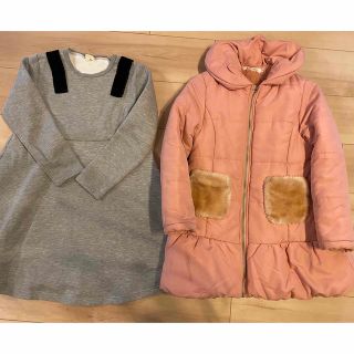 ザショップティーケー(THE SHOP TK)の美品！子供服　140  冬服　コート　ワンピース(コート)