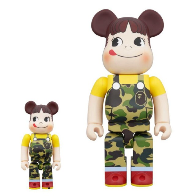 BE＠RBRICK  BAPE(R) × ペコちゃん 100% & 400%ペコちゃん