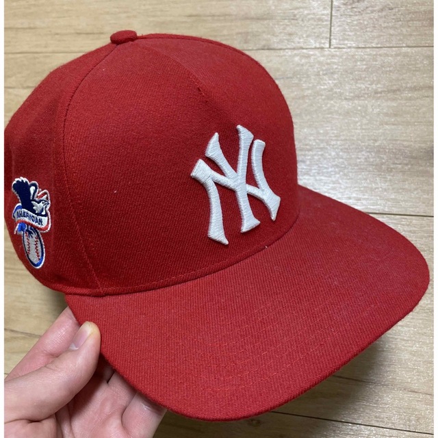 帽子supreme yankees new era 47キャップ