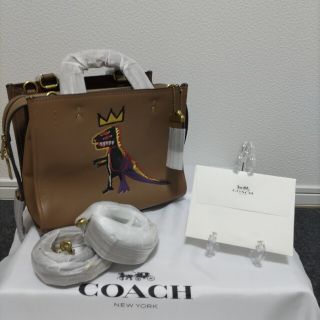 コーチ(COACH)のCOACH コーチ バスキア 恐竜 ハンドバック ショルダーバック トートバッグ(ショルダーバッグ)