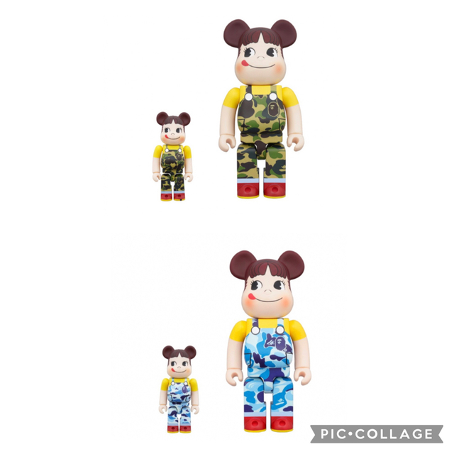 エンタメ/ホビーBE＠RBRICK BAPE® × ペコちゃん 100% & 400%