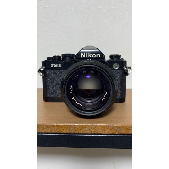 12日出品取】Nikon フィルムカメラ New FM2 モルト張り替え済み-