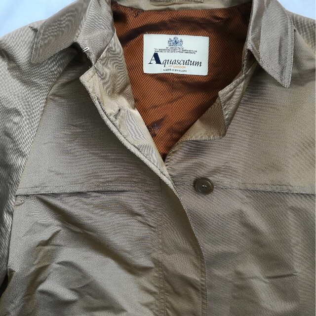 最終値下げ アクアスキュータム　ステンカラーコート レディースのジャケット/アウター(トレンチコート)の商品写真
