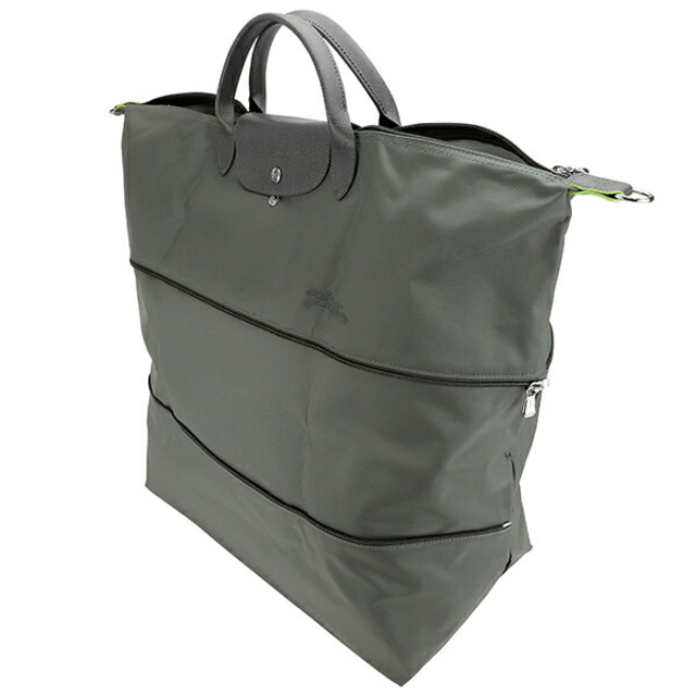 新品 ロンシャン LONGCHAMP ボストンバッグ ル プリアージュ グリーン トラベルバッグ グラファイト