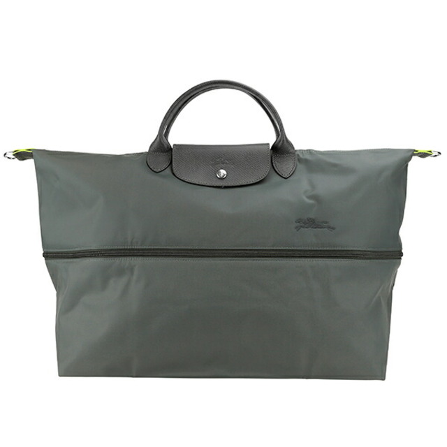 新品 ロンシャン LONGCHAMP ボストンバッグ ル プリアージュ グリーン トラベルバッグ グラファイト
