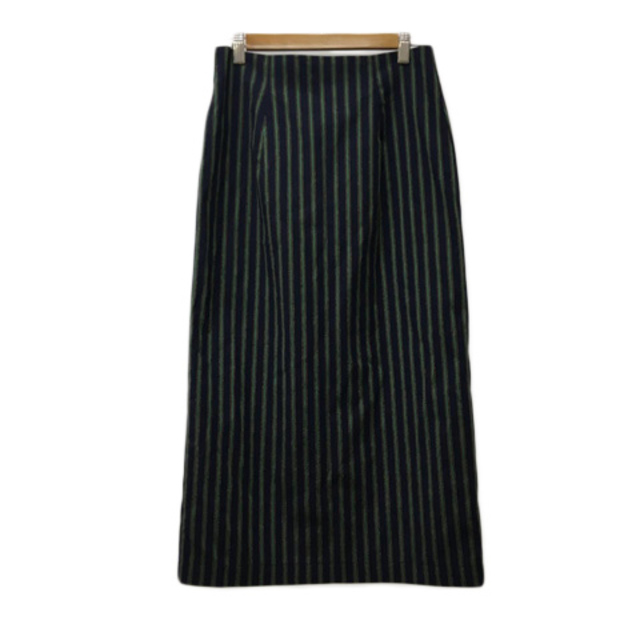 NATURAL BEAUTY BASIC(ナチュラルビューティーベーシック)のナチュラルビューティーベーシック スカート タイト ロング 総柄 L 紺 緑 レディースのスカート(ロングスカート)の商品写真
