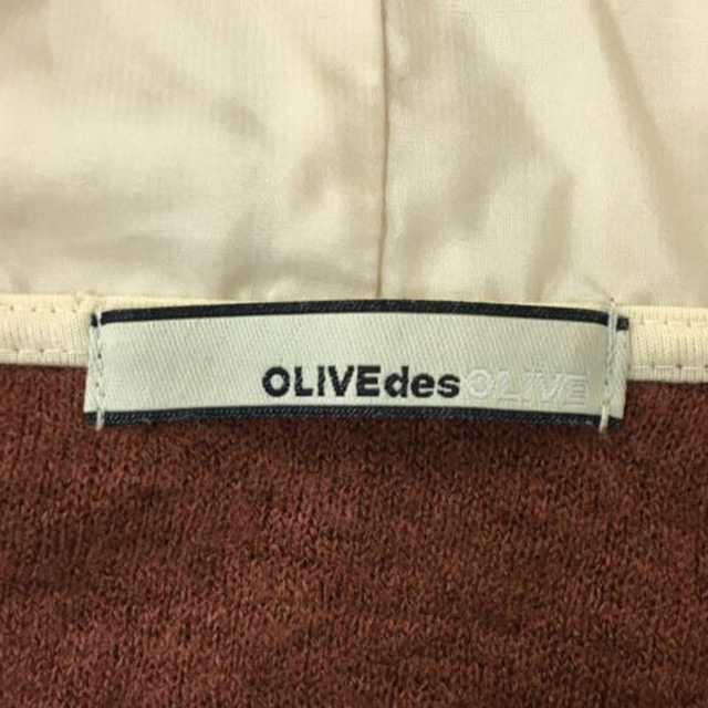 OLIVEdesOLIVE(オリーブデオリーブ)のオリーブデオリーブ セーター ニット カットソー プルオーバー 長袖 茶 レディースのトップス(ニット/セーター)の商品写真