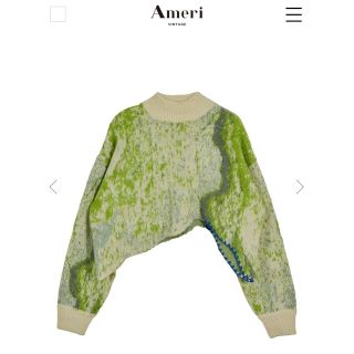 アメリヴィンテージ(Ameri VINTAGE)の【Ameri VINTAGE】UND RUST ART KNIT TOP(ニット/セーター)