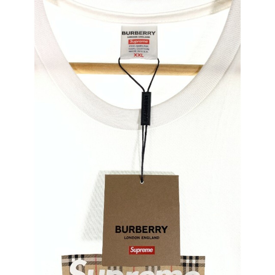 BURBERRY - シュプリーム×バーバリー 22SS ボックスロゴ Tシャツ Size