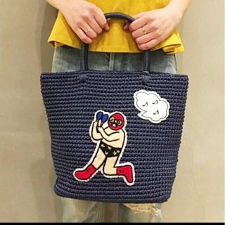 別注品 大型 34×25cm 国産蔓使用 六角花編み手編み 山葡萄カゴバッグ