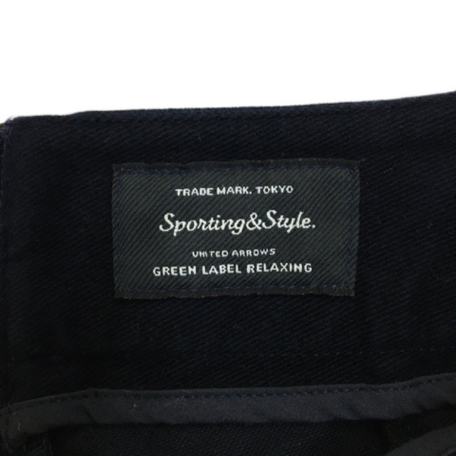 UNITED ARROWS green label relaxing(ユナイテッドアローズグリーンレーベルリラクシング)のグリーンレーベルリラクシング Sporting&Style スカート 36 紺 レディースのスカート(ひざ丈スカート)の商品写真