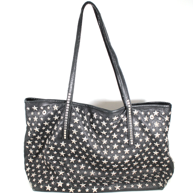 ジミーチュウ JIMMY CHOO トートバッグ スタッズ サシャ ブラック