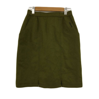 エレッセ(ellesse)のエレッセ Golf スカート 台形 ミニ ゴルフウェア ウール 刺繍 63 緑(ミニスカート)