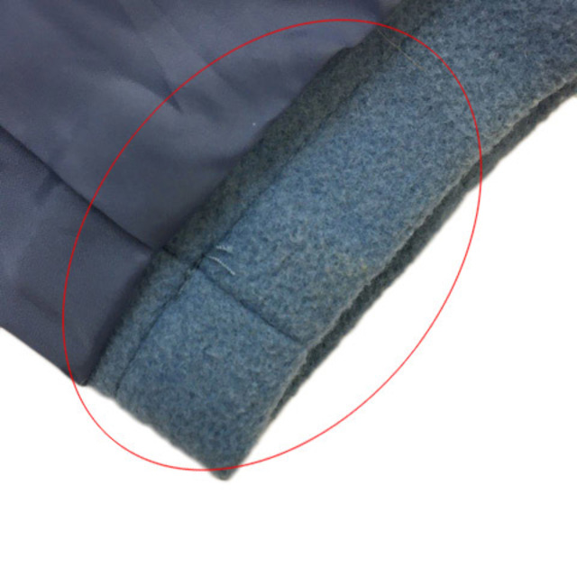 ikka(イッカ)のイッカ CIQUETO コート ダブル フード付き ウール 長袖 M 水色 レディースのジャケット/アウター(その他)の商品写真