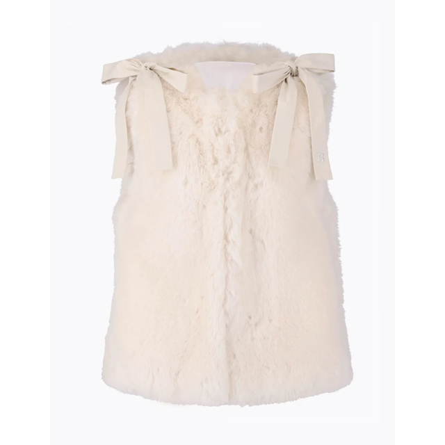 【 bibiy】ANGELE FUR VEST レディースのジャケット/アウター(毛皮/ファーコート)の商品写真