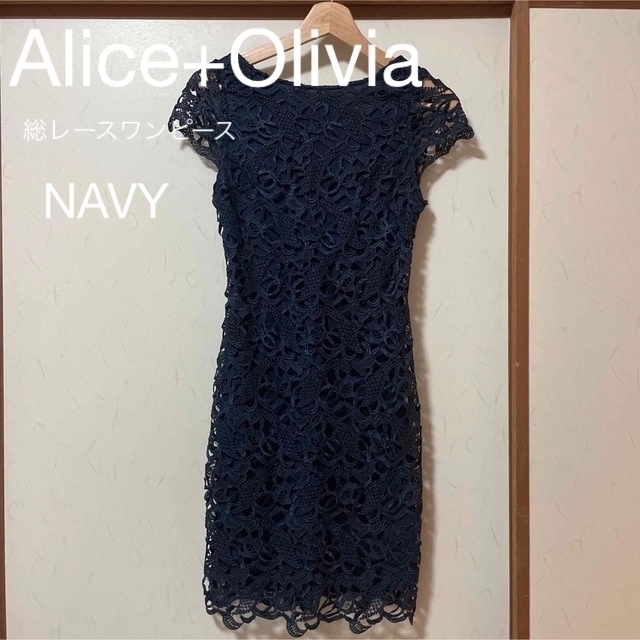 カタログギフトも! Alice+olivia olivia 総レースワンピース