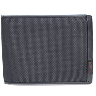 トゥミ(TUMI)のトゥミ TUMI 二つ折り財布
 ナイロン 札入れ  ブラック(折り財布)
