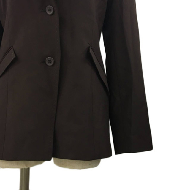 LAUTREAMONT(ロートレアモン)のロートレアモン ジャケット テーラード シングル ウール 無地 長袖 2 茶 レディースのジャケット/アウター(その他)の商品写真