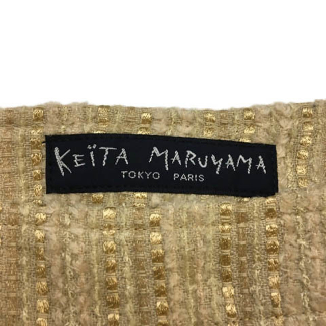 KEITA MARUYAMA TOKYO PARIS(ケイタマルヤマ)のケイタマルヤマ スカート 台形 フレア ひざ丈 ツイード ラメ 1 ベージュ レディースのスカート(ひざ丈スカート)の商品写真