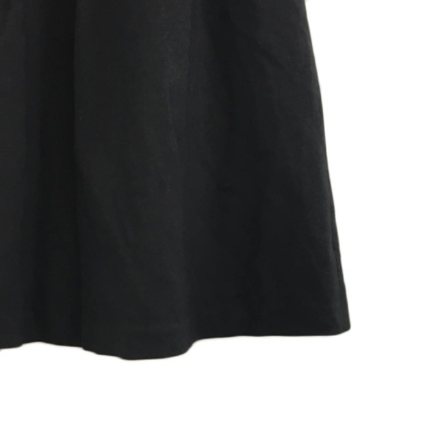 ef-de(エフデ)のエフデ ef-de スカート フレア ミニ リボン タック 無地 7 黒 レディースのスカート(ミニスカート)の商品写真