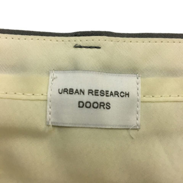 URBAN RESEARCH DOORS(アーバンリサーチドアーズ)のアーバンリサーチ ドアーズ パンツ ワイド ロング 無地 38 緑 グレー レディースのパンツ(その他)の商品写真