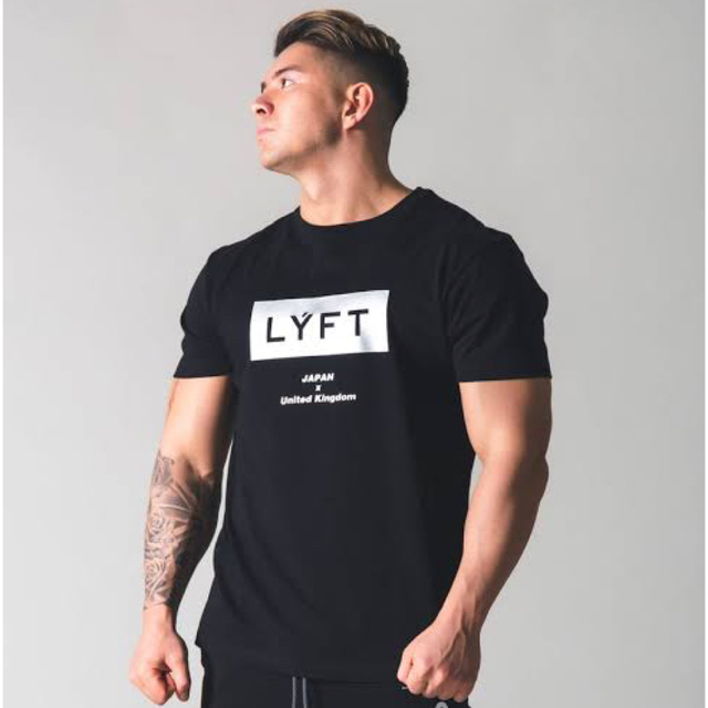 LYFT box Logo T-shirt  Black  M メンズのトップス(Tシャツ/カットソー(半袖/袖なし))の商品写真