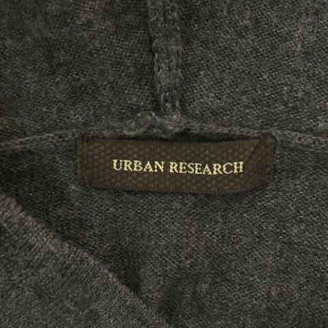 URBAN RESEARCH(アーバンリサーチ)のアーバンリサーチ カーディガン ニット フード ウール 長袖 38 グレー レディースのトップス(カーディガン)の商品写真