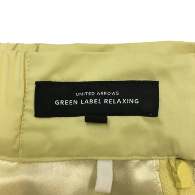 UNITED ARROWS green label relaxing(ユナイテッドアローズグリーンレーベルリラクシング)のグリーンレーベルリラクシング ユナイテッドアローズ スカート フレア 38 黄 レディースのスカート(ひざ丈スカート)の商品写真