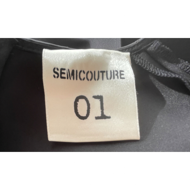 Semicouture ワンピース ブラック ひざ丈ワンピース