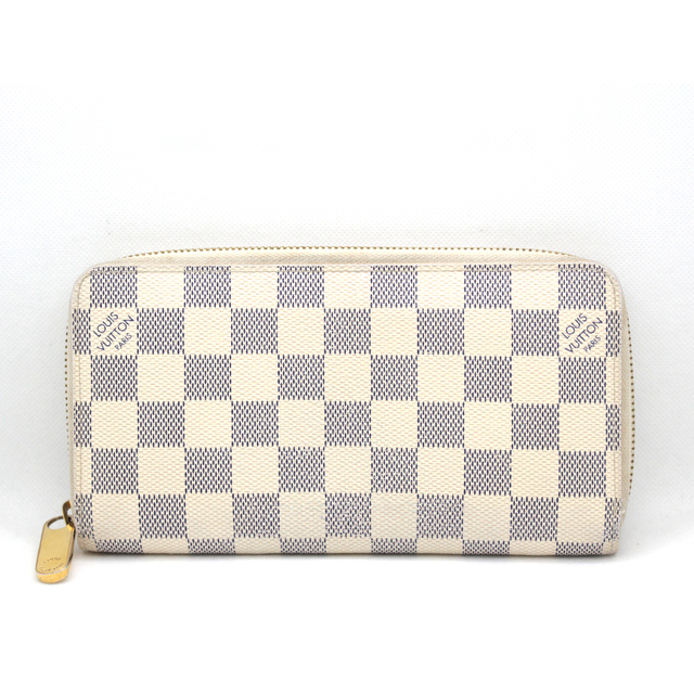 ルイヴィトン LOUIS VUITTON 長財布 ダミエ アズール ジッピー