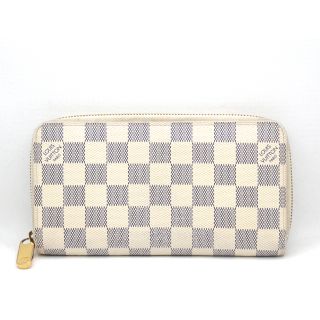 ルイヴィトン(LOUIS VUITTON)のルイヴィトン LOUIS VUITTON 長財布
 ダミエ アズール ジッピーウォレット N60019 ホワイト(財布)