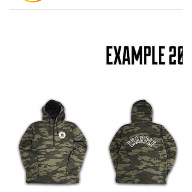 EXAMPLE anorak /CAMO 値下げ メンズのジャケット/アウター(ナイロンジャケット)の商品写真