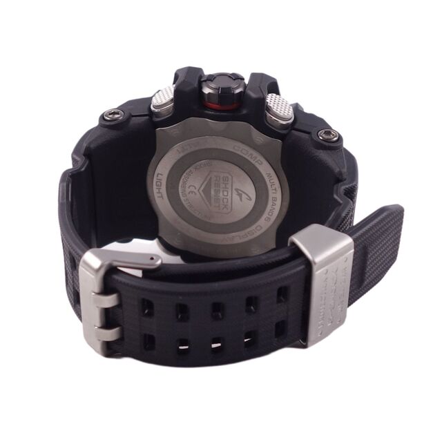極美品 カシオ CASIO G-SHOCK Gショック GWG-1000-1AJF 腕時計 MUDMASTER マッドマスター ソーラー電波 ブラック