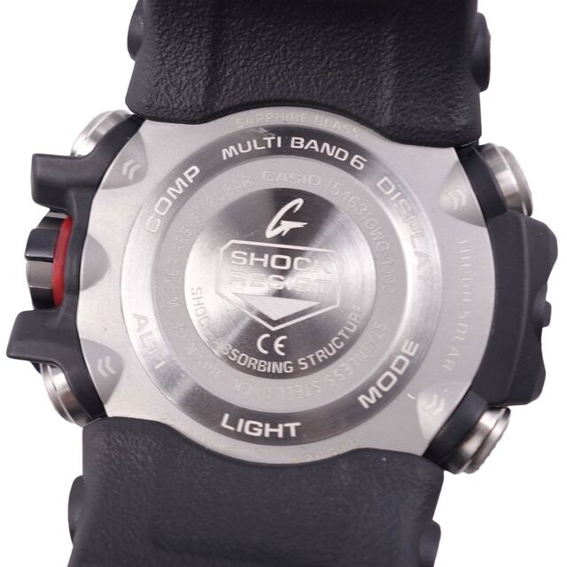 極美品 カシオ CASIO G-SHOCK Gショック GWG-1000-1AJF 腕時計 MUDMASTER マッドマスター ソーラー電波 ブラック