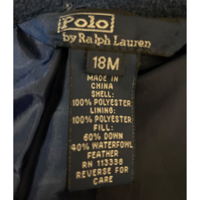 POLO RALPH LAUREN(ポロラルフローレン)のラルフローレンベビー　ダウン　18M キッズ/ベビー/マタニティのベビー服(~85cm)(ジャケット/コート)の商品写真