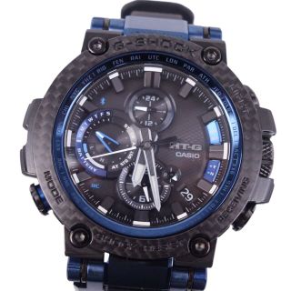 カシオ(CASIO)の極美品 カシオ CASIO G-SHOCK Gショック MTG-B1000XB-1AJF スマートフォンリンク Bluetooth対応 腕時計 ソーラー電波 クォーツ ブラック(ブルー)(その他)