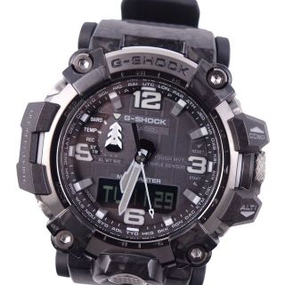 カシオ(CASIO)の極美品 カシオ CASIO G-SHOCK Gショック GWG-2000-1A1JF 腕時計 MUDMASTER マッドマスター ソーラー電波 クォーツ ブラック/シルバー(その他)