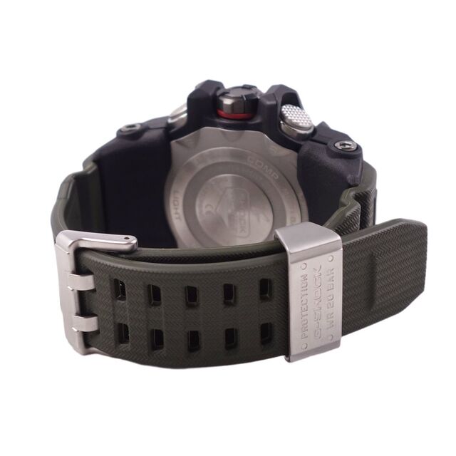 極美品 カシオ CASIO G-SHOCK Gショック GWG-1000-1A3JF 腕時計 MUDMASTER マッドマスター ソーラー電波 ブラック/カーキ