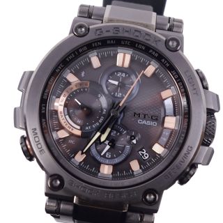 カシオ(CASIO)の極美品 カシオ CASIO G-SHOCK Gショック MTG-B1000TJ-1AJR スマートフォンリンク Bluetooth対応 腕時計 ソーラー電波 クォーツ ブラック(ブロンズ)(その他)