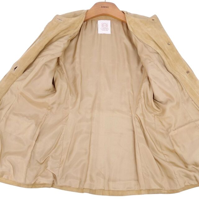 LOEWE ノーカラー レザージャケット ロエベ-