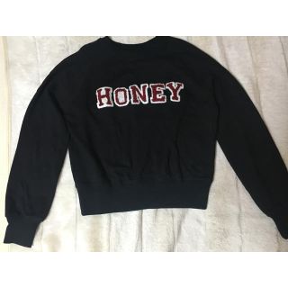 ハニーミーハニー(Honey mi Honey)の最終値下げ Honey mi Honey 大人気ロゴスウェット(トレーナー/スウェット)