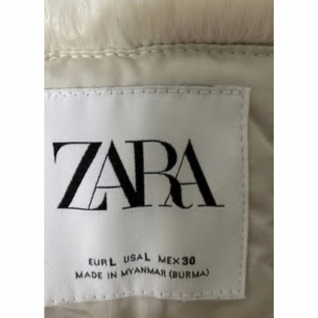 ZARA ベルト付きダウンコート 3